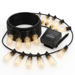 CasaCanopy Outdoor Solar Vintage Edison String Lights