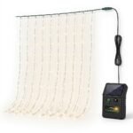 CasaCanopy Solar LED Curtain Lights