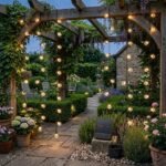Outdoor String Lights with Warm White LED Bulbs - Image 2